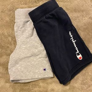 Pair Boys Champion sweats shorts